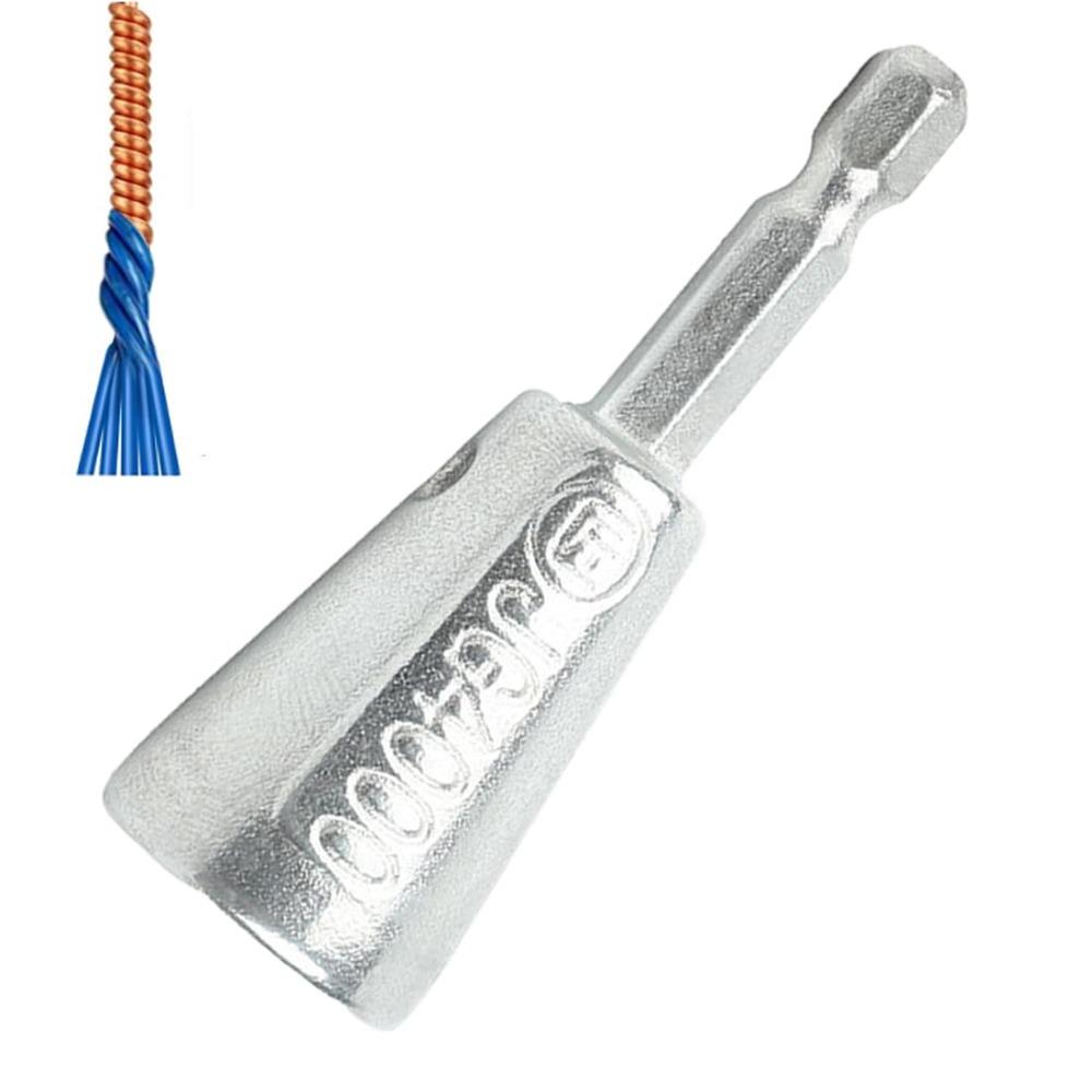 

Инструмент для скручивания проволоки с шестигранным хвостовиком 1/4 дюйма для дрели, инструмент для скручивания проволоки из нержавеющей стали, электрик