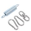 Hammock Hanging Kit Heavy Duty Spring 360 Degree Rotating Hook Buckles for Porch Swing Garden Chair 550lbs Load Capacity
