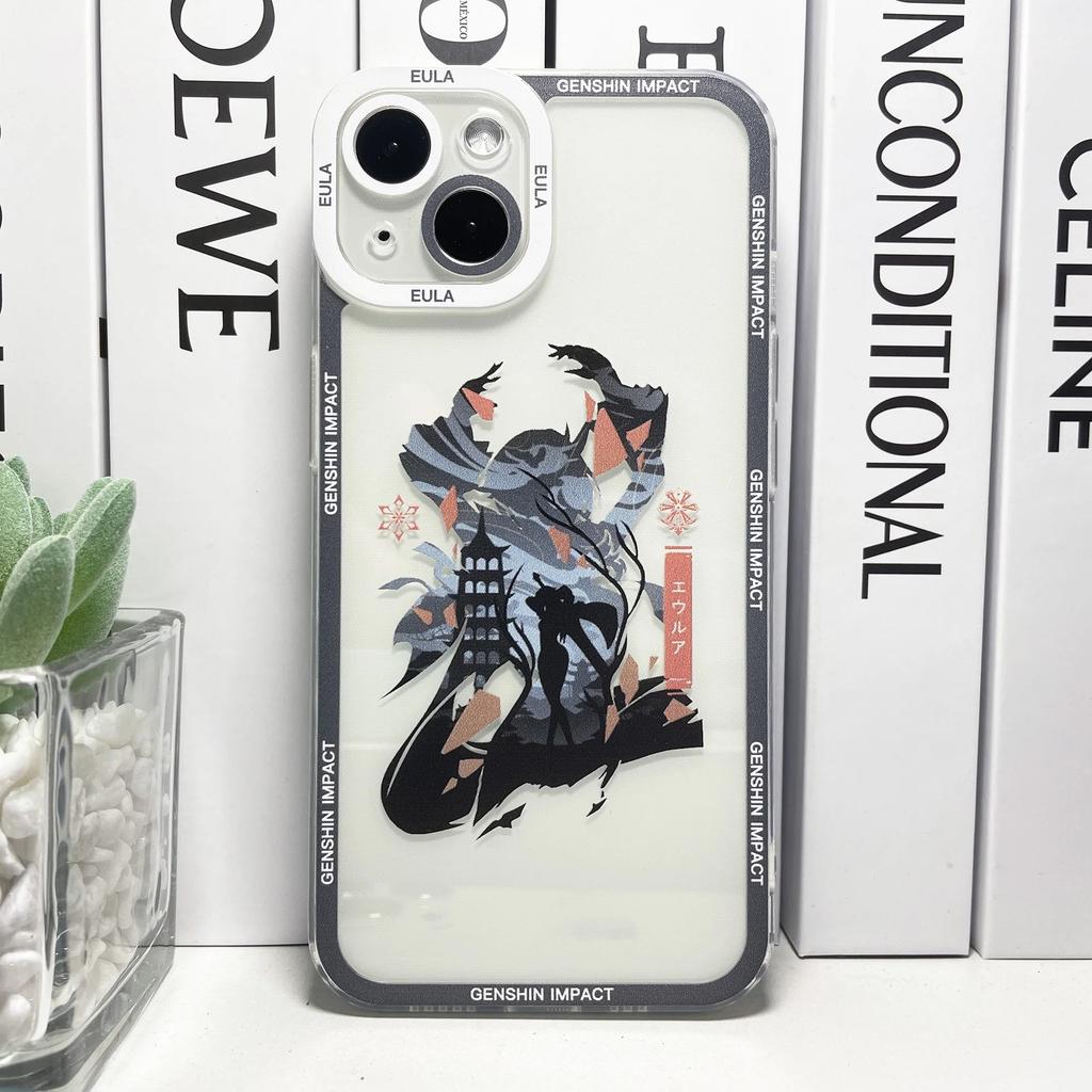 Genshin Impact Phone Case For iPhone 16 15 14 13 12 11 Pro Max Mini XS X XR SE 7 8 Plus HuTao Zhongli Raiden Shogun Xiao Funda