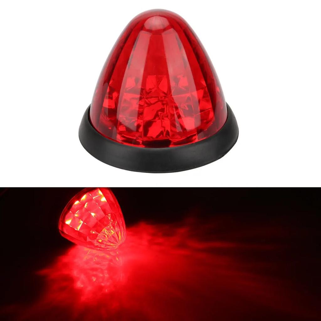 1pcs 12V 24V Car Side Marker Light Conical External Dome Light Clearance Side Marke Signal Tail Turn Indicator Warning Light