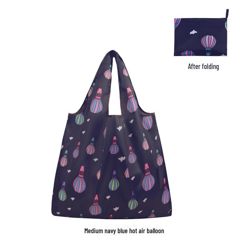Portable Eco-friendly Japanese Cloth Shopping Bags – Waterproof, Foldable, and Washable for Supermarket Use