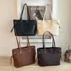Tote Bag Unisex PU Large Capacity Office Daily