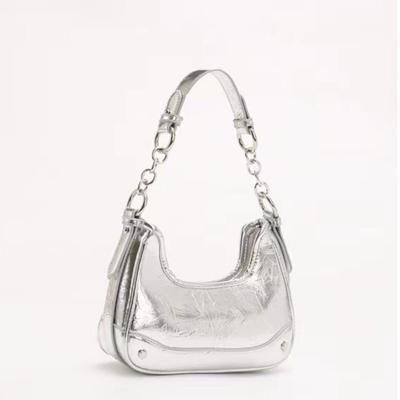 Niche Design Pleated One-shoulder Armpit Bag for Women New Chain Bag Underarm Bag High-end Crossbody Bag
