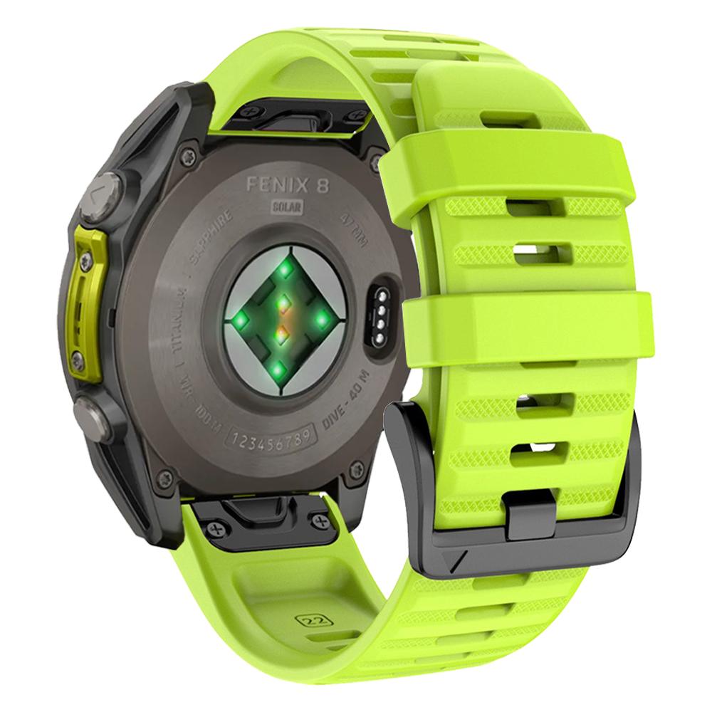 Pulseira de Relógio 22mm 26mm Para Garmin Fenix 8 Pro E 47mm 51mm/6 6X 7 7X Solar/Epix/Tactix/quatix/Instinct 3 Pulseira de Silicone