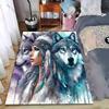 Wolf feathers artistic designcarpet Yoga living room room decor children's crawling mat doormat area rug games floor mat