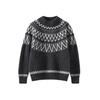 Autumn/Winter Unisex Pure Wool Fair Isle Knit Sweater Pullover for Children