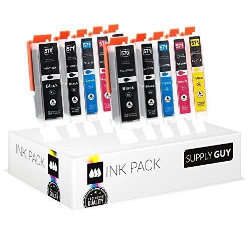 10 Cartouches D'encre Avec Puce Compatible Avec Canon PGI-570 CLI-571 Pour Pixma MG-5750 MG-5751 MG-5752 MG-5753 MG-6850 MG-6851 MG