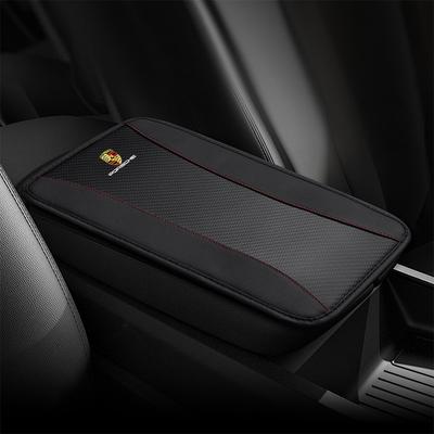 Für KO2Hochwertige Auto-Armlehnen-Pads Mittelkonsolen-Armmatten Für Porsche Cayenne Panamera Macan 911 718 Taycan Boxster Cayman 918 Pajun