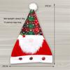 Christmas Decorations Christmas Hat Santa Claus Lamp Non-woven Hat Christmas Gift