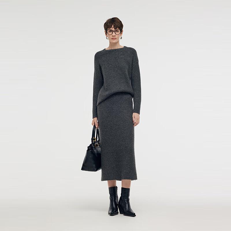 GOELIA Winter Wool Mohair Shimmer Pullover Sweater