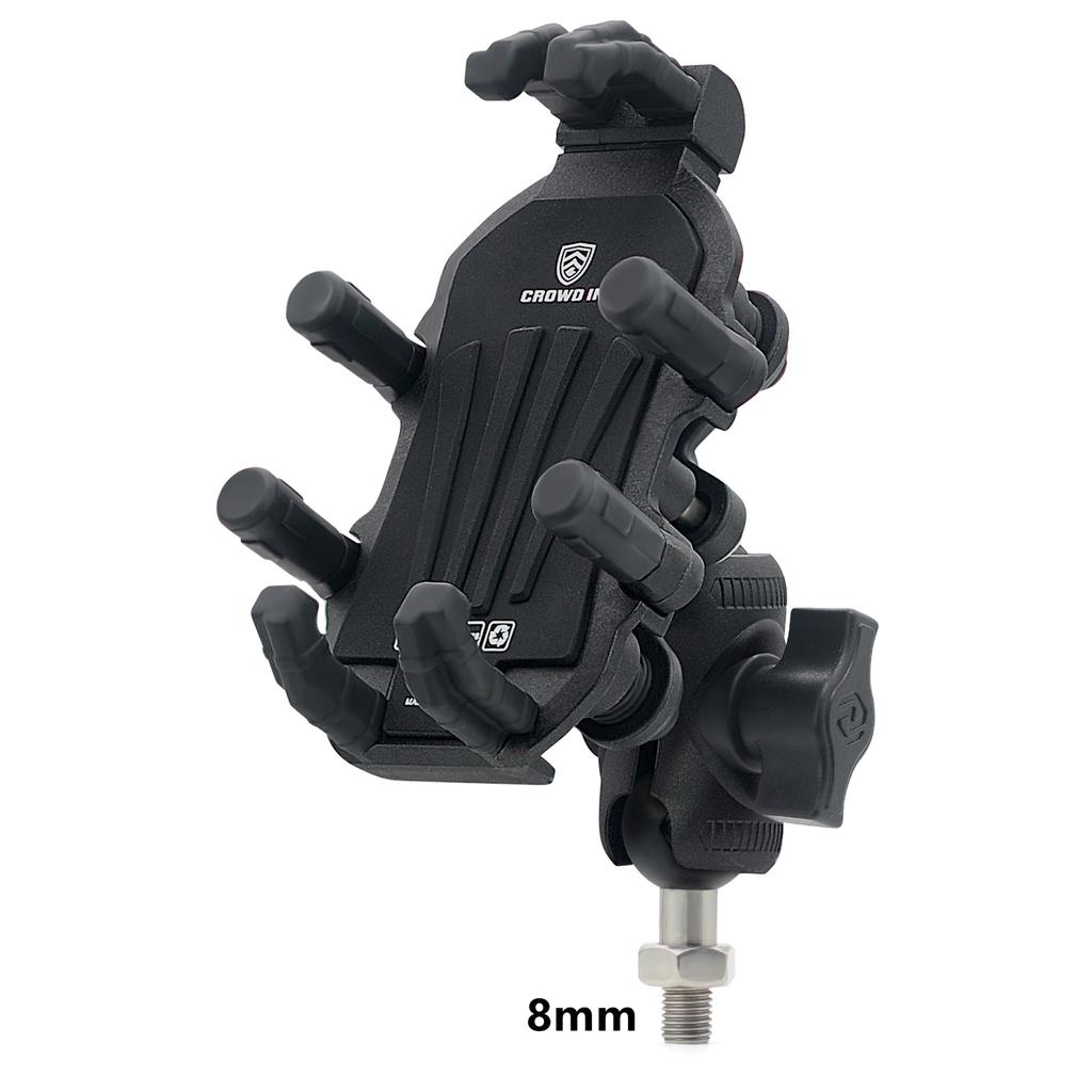 Motorcycle Cell Phone Support Handlebar Bracket Mobile Mirror Mount Navigation Stand Aluminum Anti Vibration Handle Holder Bike