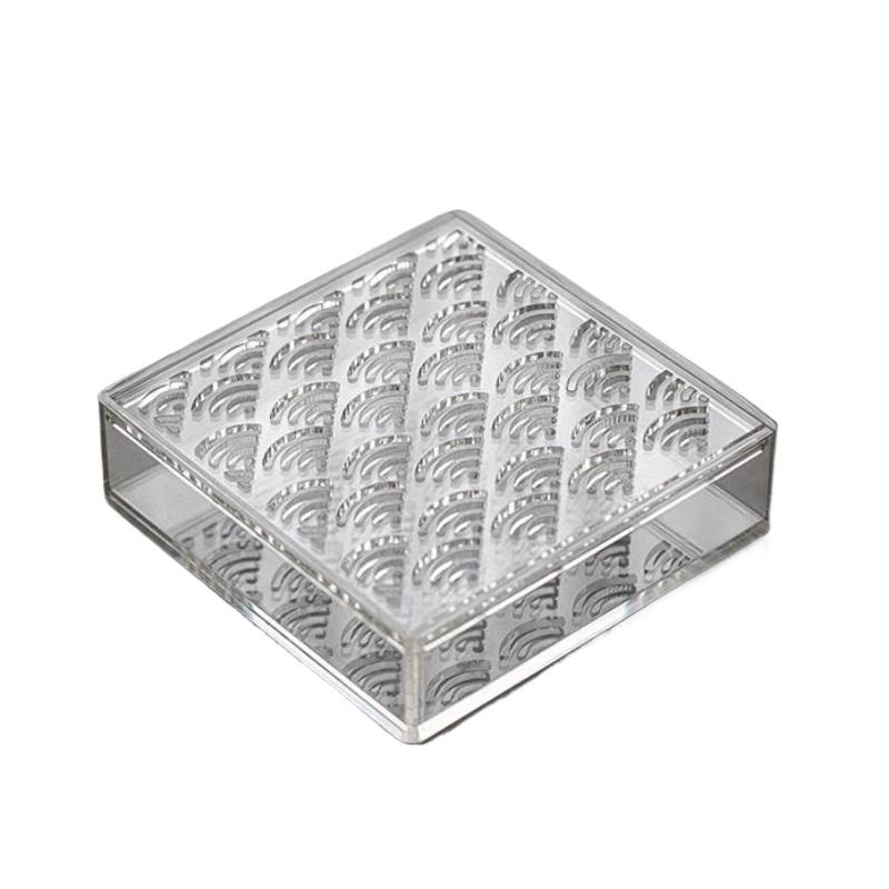 Acrylic Transparent Small Tea Tray Household Tea Bearing Belt Cover Dry Brewing Table Tea Tray Kung Fu Teaware Tool Accessories