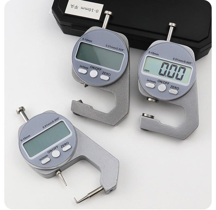0-10mm Digital Thickness Gauge: Pocket Electronic Thickness Measuring Tool