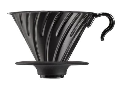 V60 Metal Coffee Dripper Coffee Drip for Cups Matte Black 1~4 VDMR-02-MB