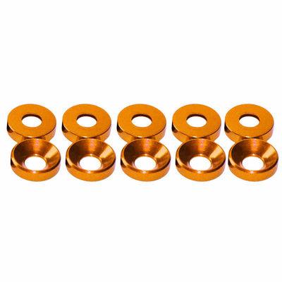 Aluminum Colourful Anodized Countersunk Head Bolt Washers Gasket Red/Grey/Golden/deep Blue/Black/purple M2 M3 M4 M5 M6