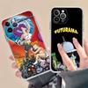 F-Futurama B-Bender Phone Case For iPhone 16 15 14 11 12 13 Mini Pro XS Max Cover 6 7 8 Plus X Funda Shell