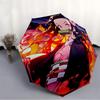 1PC Demon Slayer: Kimetsu no Yaiba Automatic Folding Umbrella, Sturdy And Durable Automatic Folding Umbrella with 8 Ribs,  a0911025