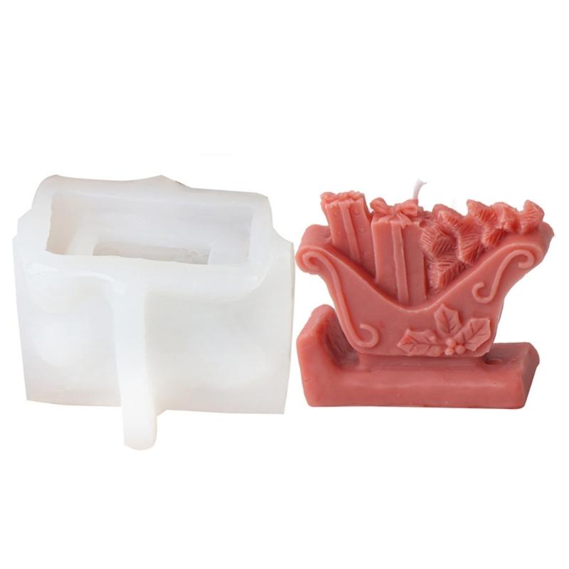 Elegant Silicone Soap Molds Christmas Theme Candle Crafting Moulds Silicone Texture Craft Tool Hand-Making Supplies