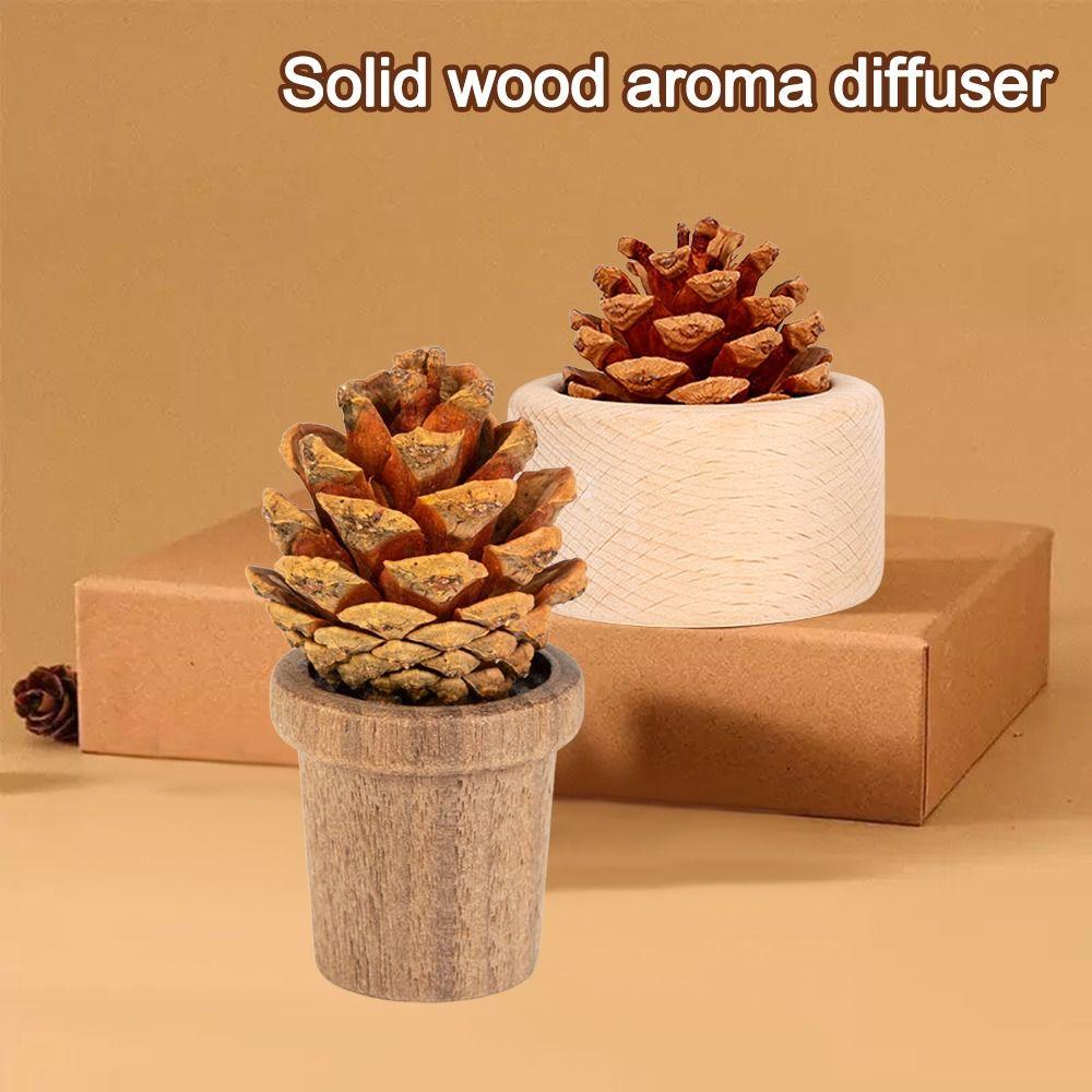 Long-lasting Floral Wooden Essential Oil Diffuser Refreshing Sleep Eco-Friendly Fragrance Container Slowly Volatile