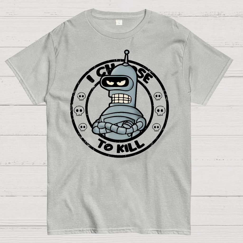 I Choose To Kill Cotton Summer Casual Cool Loose T-Shirt