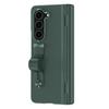Wriststrap for Samsung Galaxy Z Fold 6 5 4 3 Case Ring Bracket PU Leather Hinge Protective Film Cover Slim Design Finger Ring Buckle