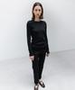 INSILENCE WOMEN W Supima Cotton Long Sleeve T-Shirt Black