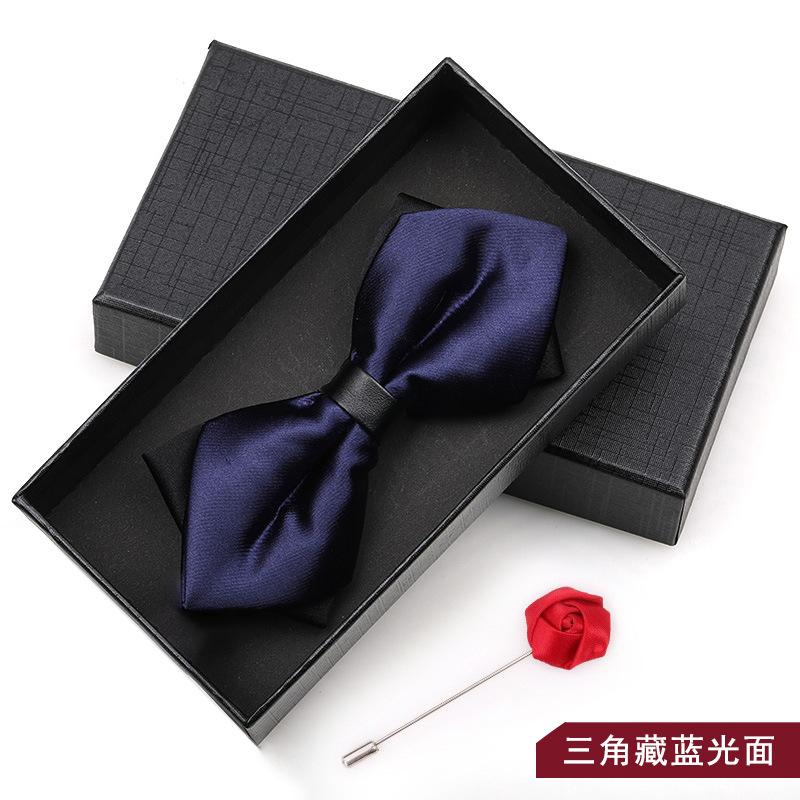 Bow Tie Men'S Wedding Groom Best Man Red Suit Shirt British Brothers Korean Bow Women'S Gift Box