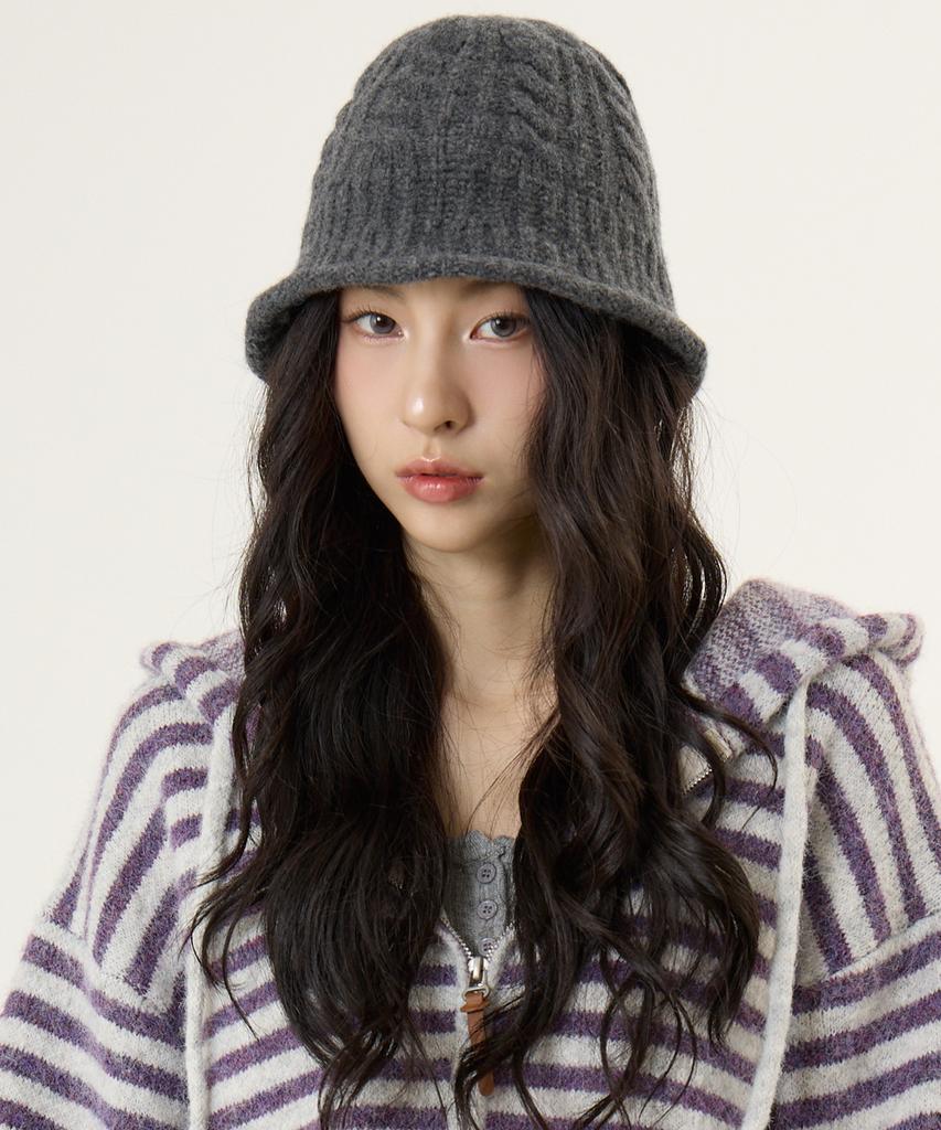 UNKNOWN PLANET Cable Bucket Hat 4 Colors