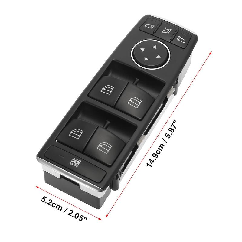 Front Left Master Power Window Control Switch Button for Mercedes Benz B G GL ML Class W166 GL550 ML350 GL350 1669054400