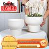 KEYSHEEL High-Legged Plastic Orchid & Plant Pot