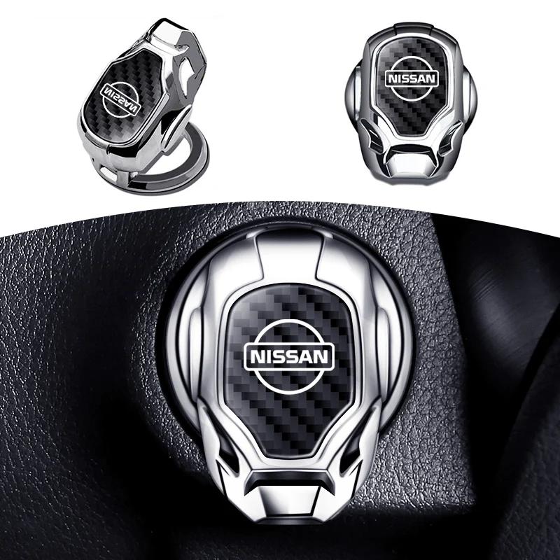 Accesorii Auto Buton Pornire O Singură Apăsare Sticker Capac Protecție Autocolante Pentru Nissan X-trail Qashqai Note Juke Sentra Patrol Navara