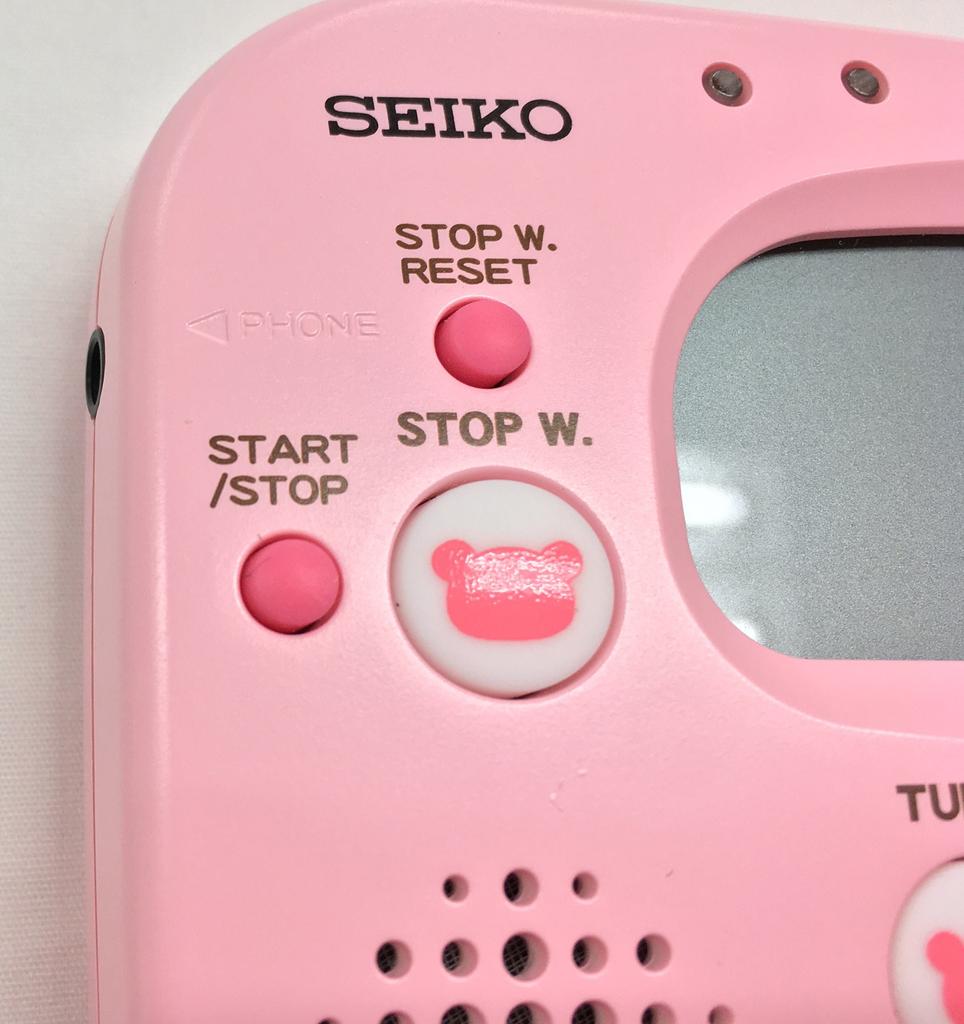 SEIKO and Stopwatch Rilakkuma Cherry Pink STH100RKC Metronome, Tuner,
