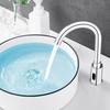 Automatischer Wasserhahn Infrarotsensor Einzelkaltwasser Elektronischer Berührungsloser Waschbeckenhahn für Badezimmer Küche Berührungsloser Waschbeckenhahn