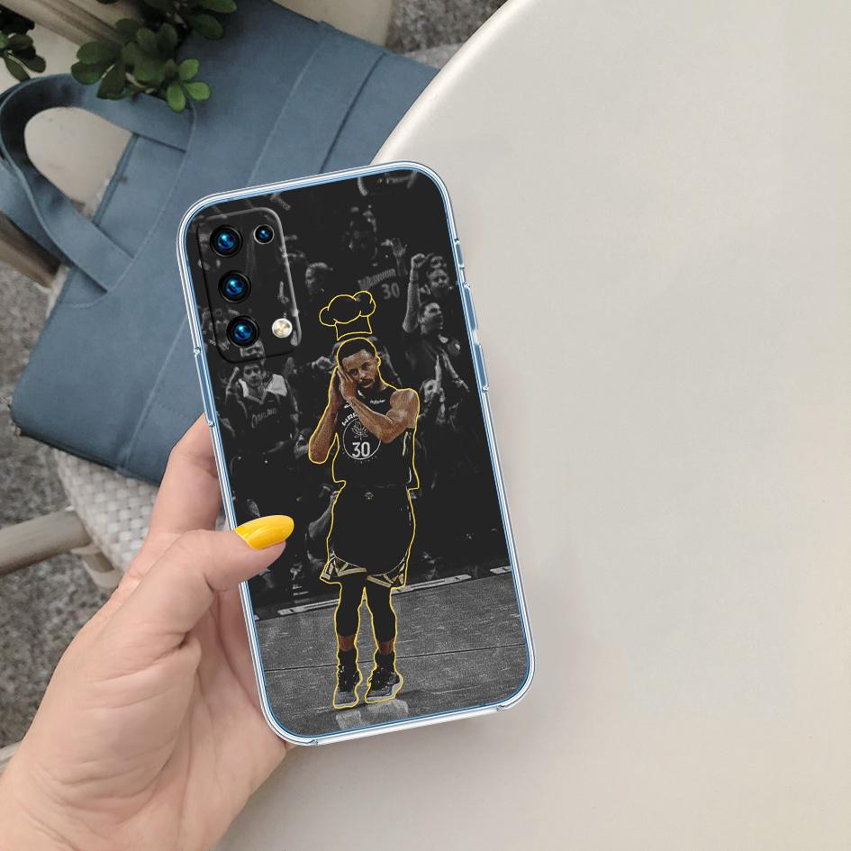 C-Curry Basketball Star Transparent Phone Case for Motorola Moto G7 G8 G9 G84 G85 G73 G24 G15 Z2 Play Power Plus