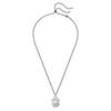 Swarovski Lucent Crystal Pendant Aluminum Necklace Women's Black 5698526