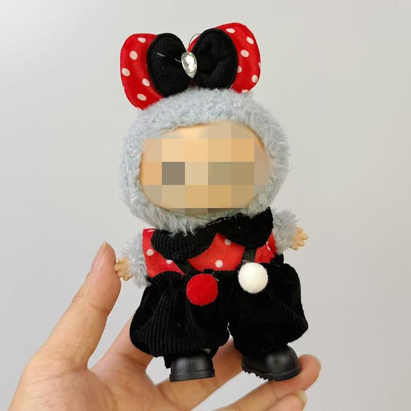 Labubu Pendant: Baby Clothes Blind Box - 17cm Macaron Vinyl.