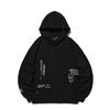 [24Ss] Label Layering Hoodie Pullover Black Ity1Th01Abk