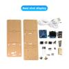 DC5V ESP8266 DIY Electronic Kit Mini Weather Forecast Clock Kits OLED Display Connect with Shell DIY Soldering Project