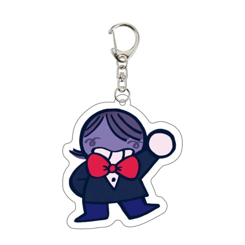 Game Deltarune Susie Kris Berdly Spamton NEO Cosplay Keychain Kawaii Acrylic Keyring Key Chain Bag Accessories Ornament Prop