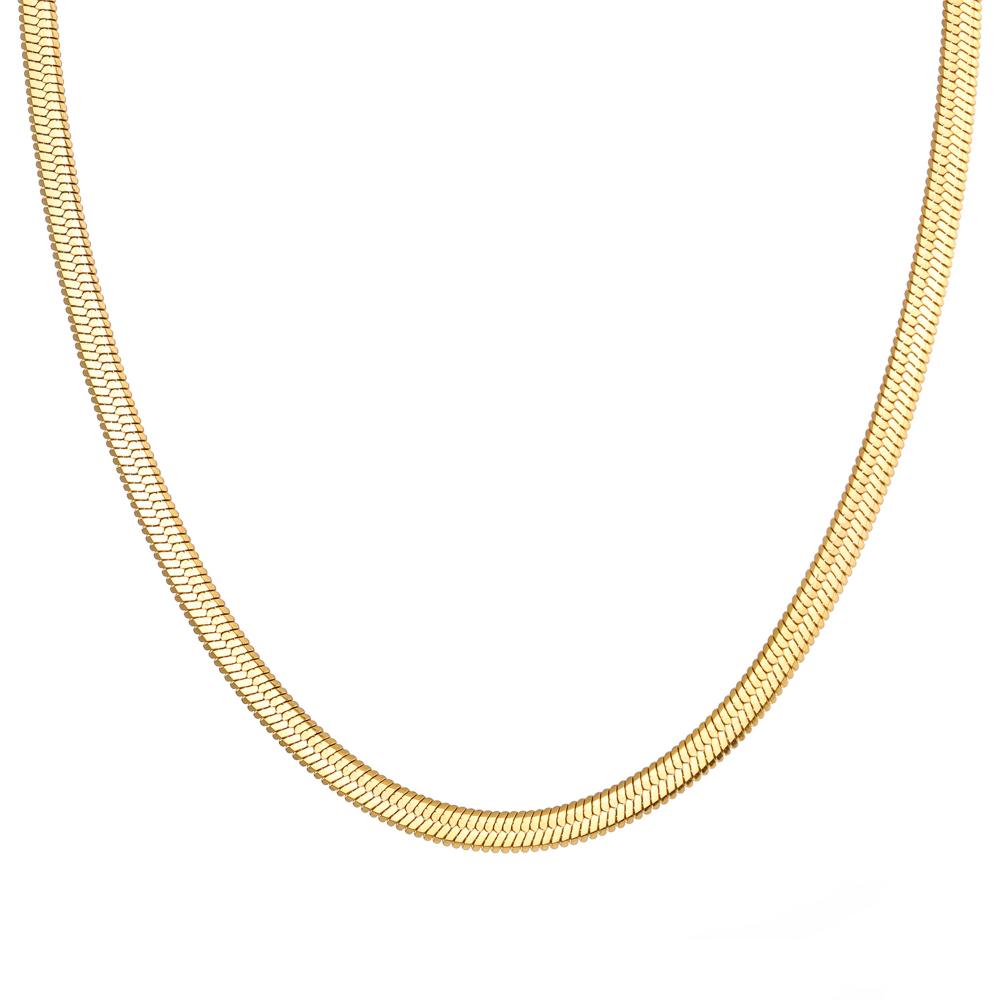 Цепочка из змеиной кости для девочек, модный подарок для вечеринки в ночном клубе, универсальное ювелирное ожерелье, женское элегантное очаровательное ожерелье-цепочка