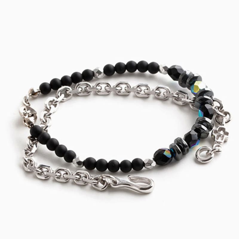 

SHOVEOFF [Набір] SVB-#212 Набір браслетів з чеського бісеру/ронделів L21_Chain Bracelet (Free Gift)