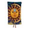 S-Sun Celestial Moon Bohemian Big Microfiber Beach Towels Quick Dry Towel Sand Beach Towels Pool Towel for Travel Swim Pool Yoga