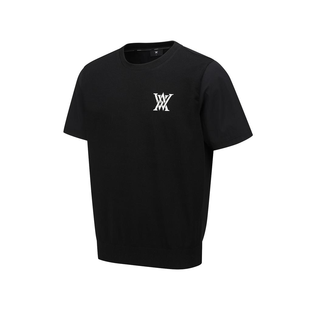 ANEW GOLF Men Round Short Sleeve Sweater_Bk