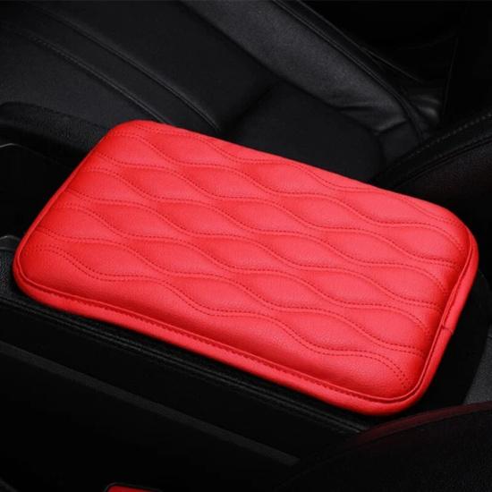 Car Leather Armrest Cushion Universal Pad Center Console Box Protect Trim Cover
