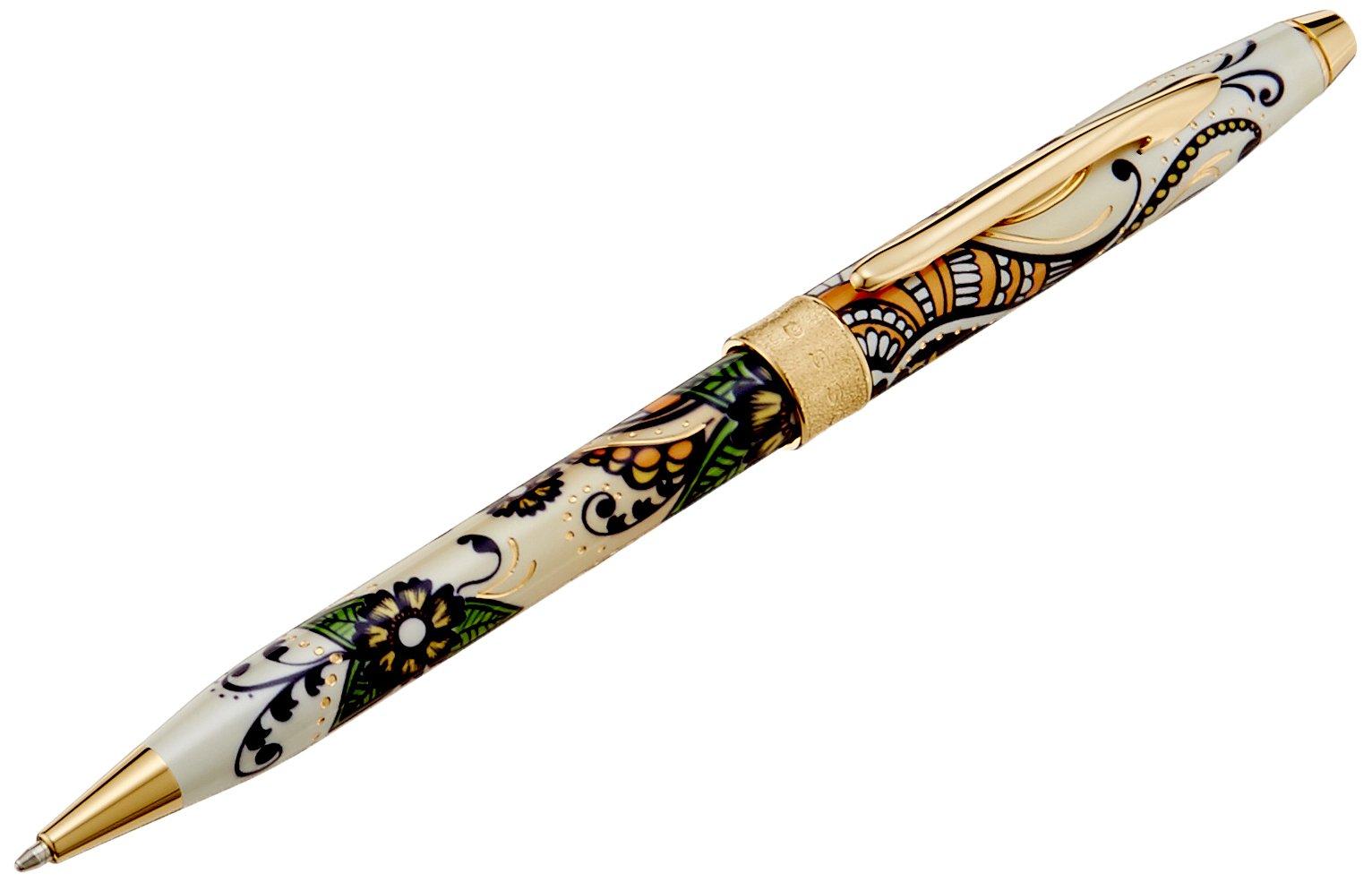 

Cross Ballpoint Official Import Pen, Oil-Based, Botanica, AT0642-1, Gold, золотой