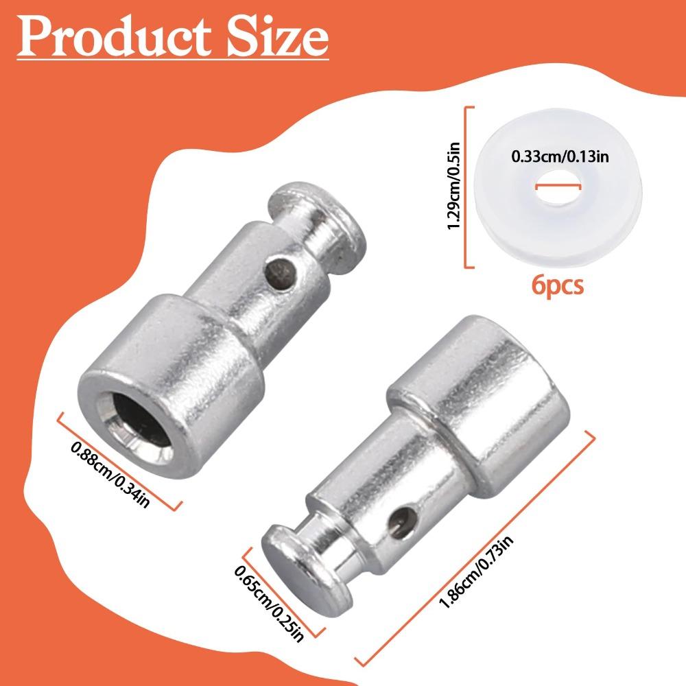 4 Pack Silver Floater Valve Heavy Duty Pot Replacement Parts Durable Silicone Gaskets  Cooking