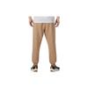 Jordan Logo Embroidered Drawstring Knit Jogger Pants with Fleece Lining Men Bottoms Khaki DQ7469-201