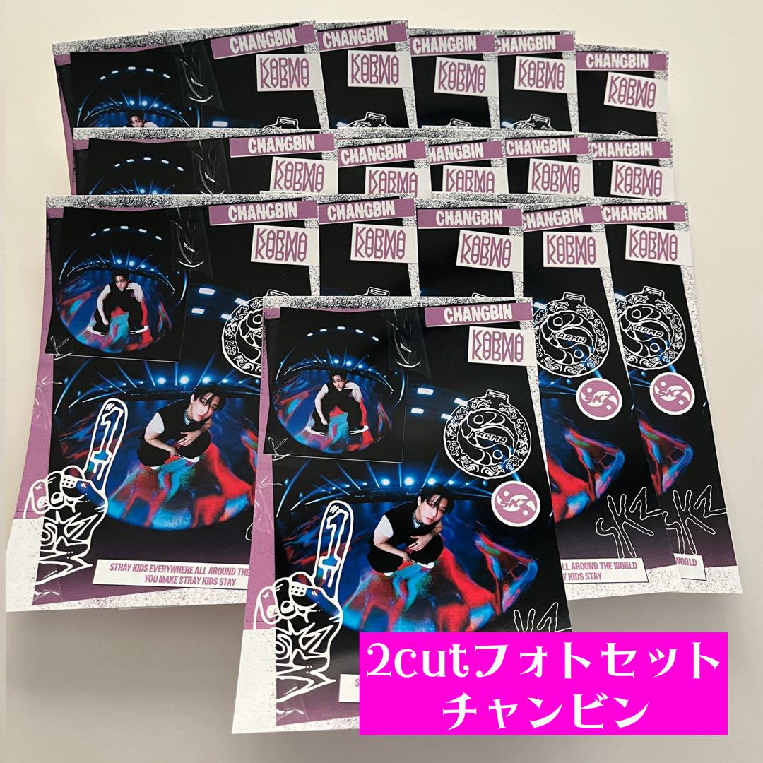 

[USED] Stray Kids KARMA accordion 2CUT Photo Changbin