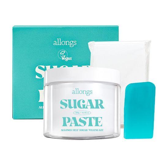 Allongs Self Sugar Waxing Kit (300g Sugar Wax + 20 Waxing Cloths + 1 Waxing Spatula) (On)