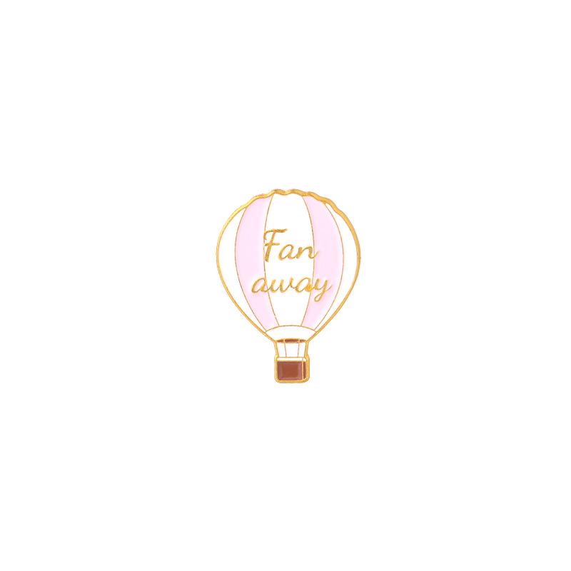 

Pink Trendy Airplane Brooch Geometric Alloy Pin Unique Travel Souvenir Jewelry Accessory XZ4140